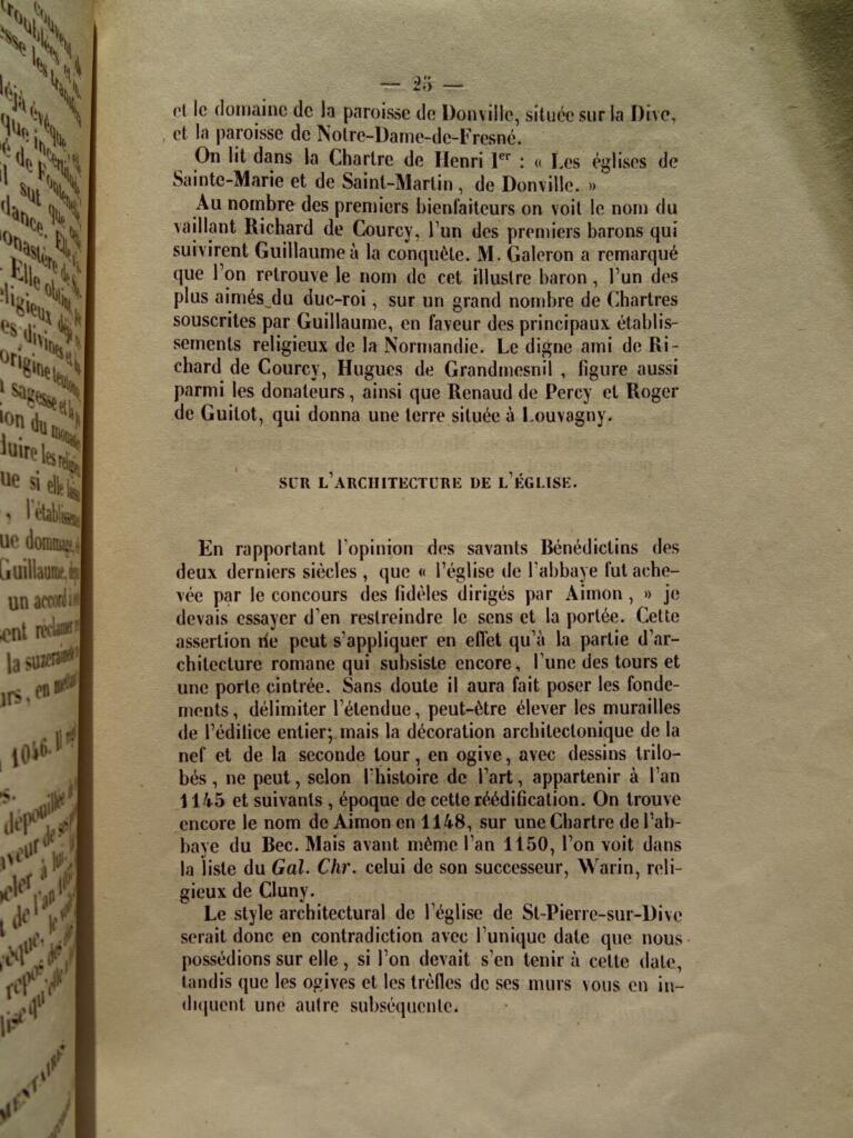 サン=ピエール=シュル=ディーヴ修道院教会(1145–1867)