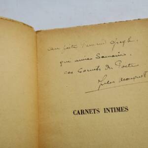 Samain Albert Carnets intimes - ex dono