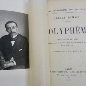 Samain Albert Polyphème 1921