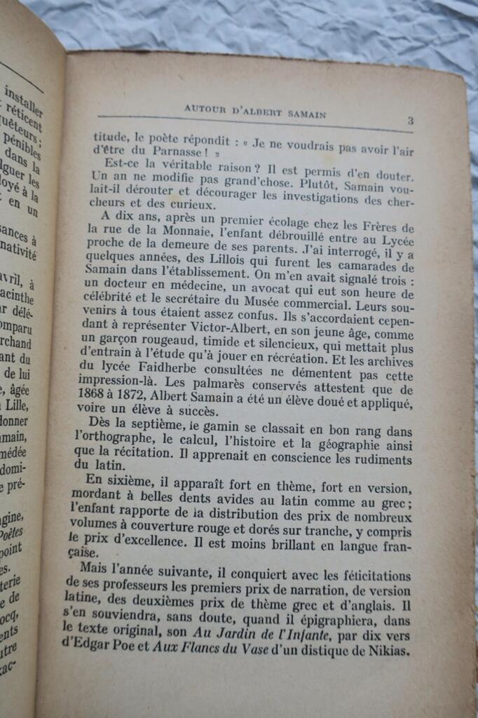 Eine Studie zu Leben und Werk Albert Samains