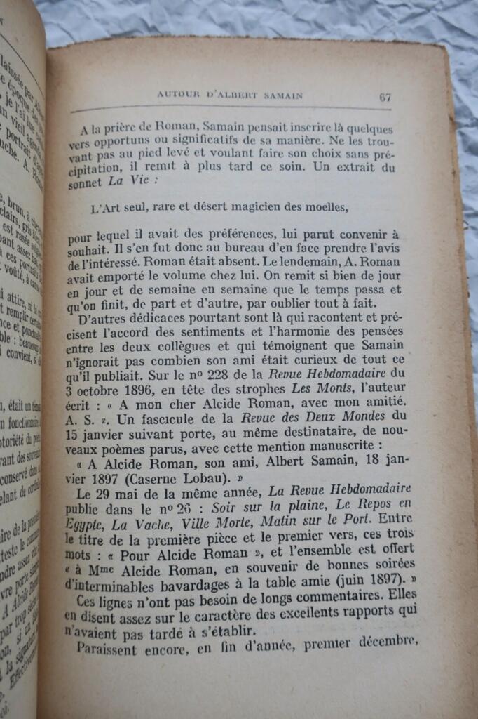 Eine Studie zu Leben und Werk Albert Samains