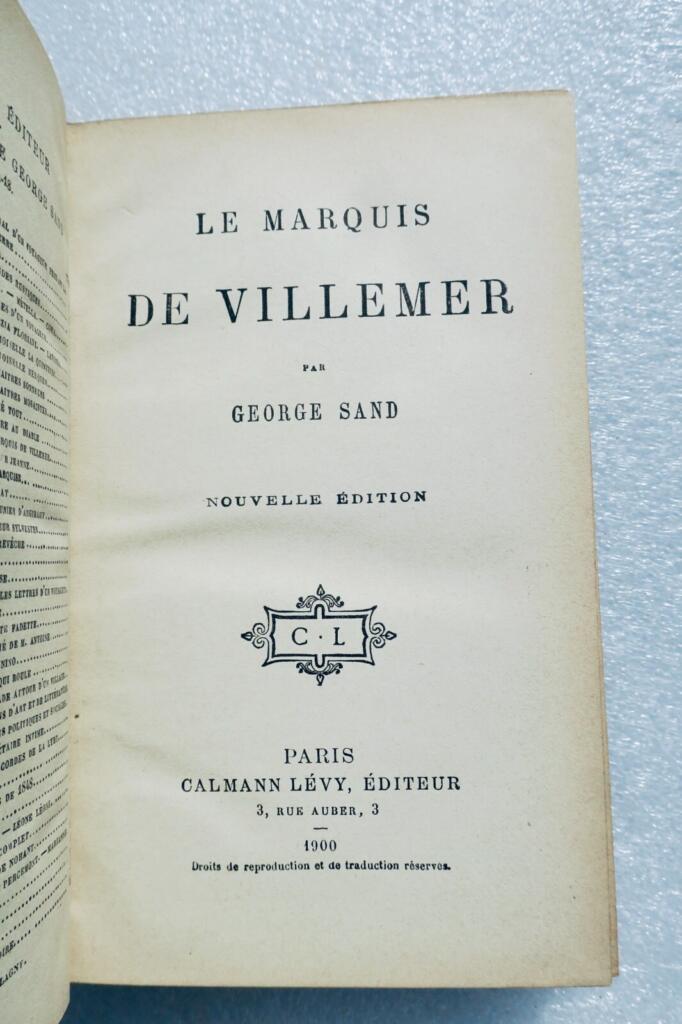 Der Marquis de Villemer - Romantischer Roman