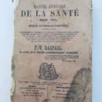 Santé Raspail Manuel annuaire de la Santé pour 1873