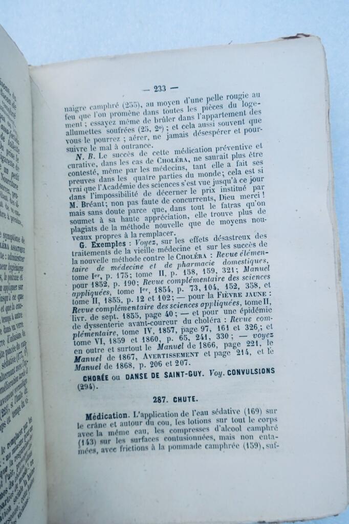 Santé Raspail Manuel annuaire de la Santé pour 1873