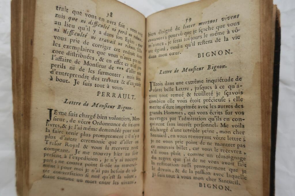 Die guten Worte von Monsieur de SANTEUIL