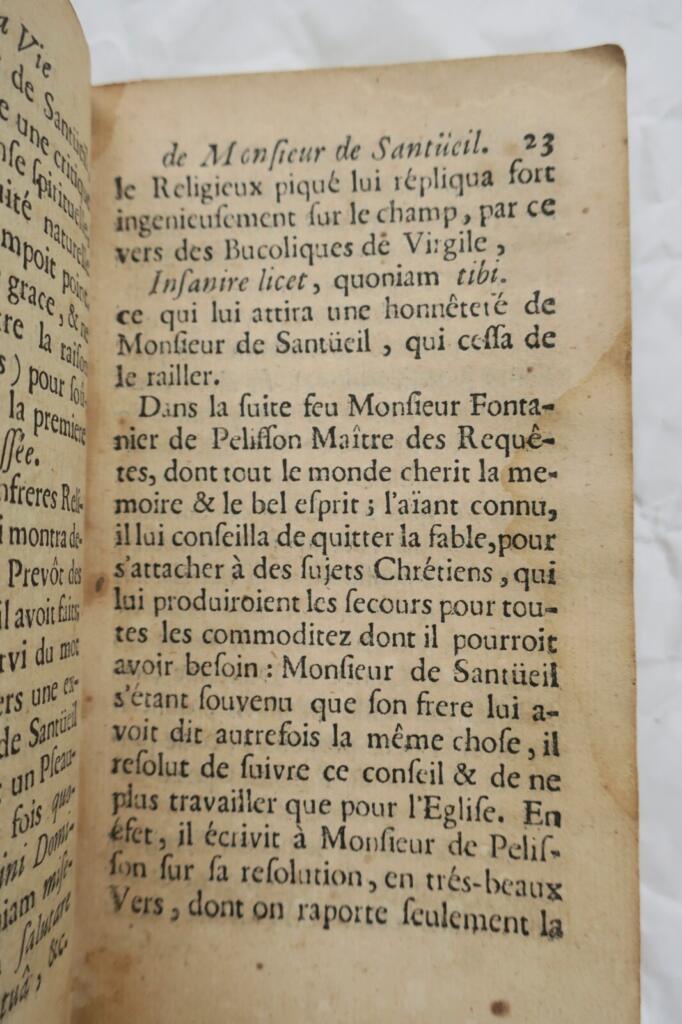 Die guten Worte von Monsieur de SANTEUIL