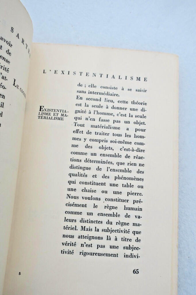 Existentialism as Humanism