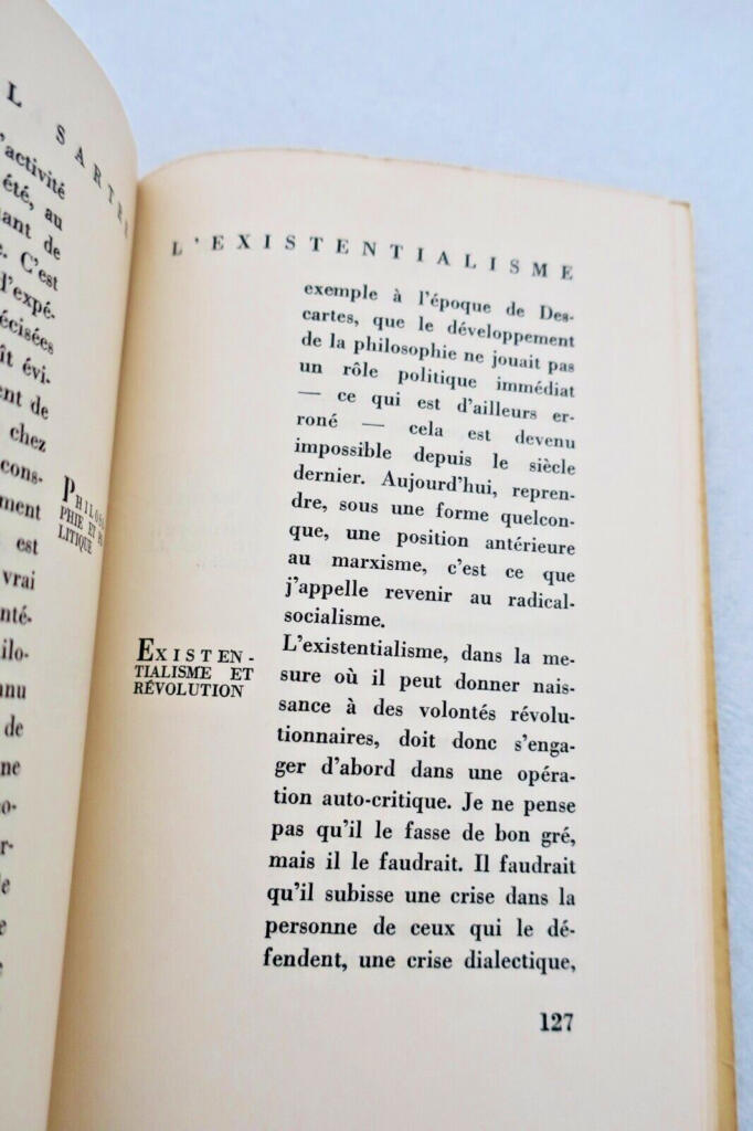Existentialism as Humanism
