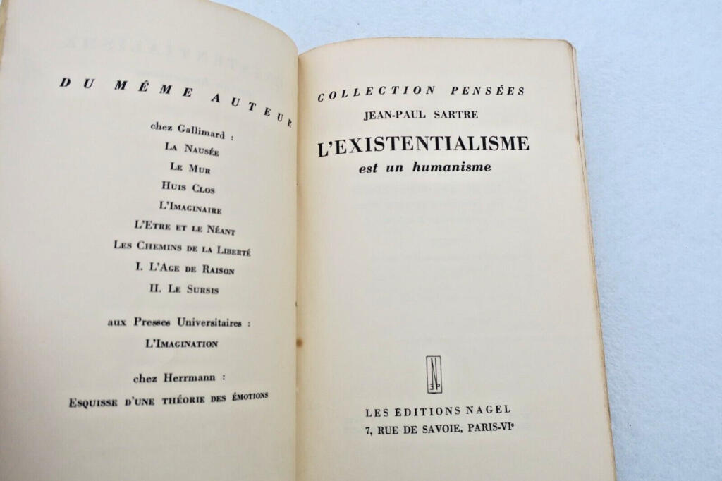 Existentialism as Humanism