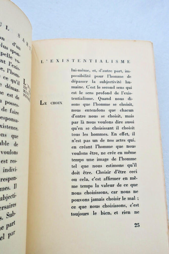 Existentialism as Humanism