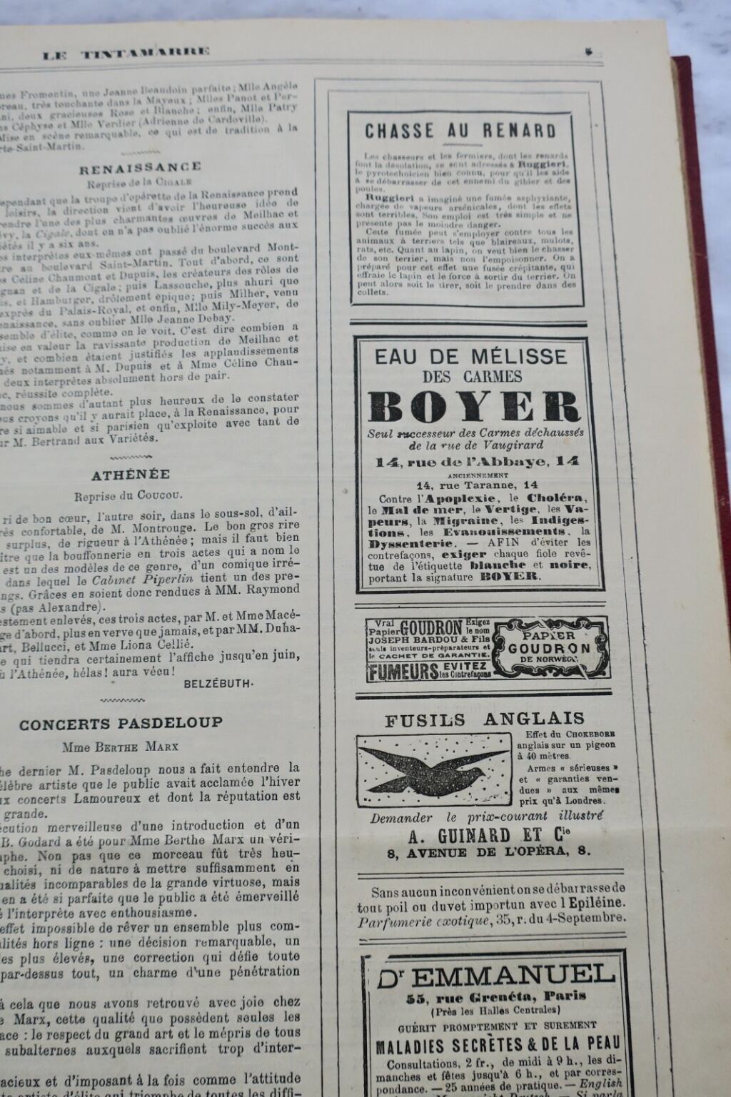French weekly satire from 1883
