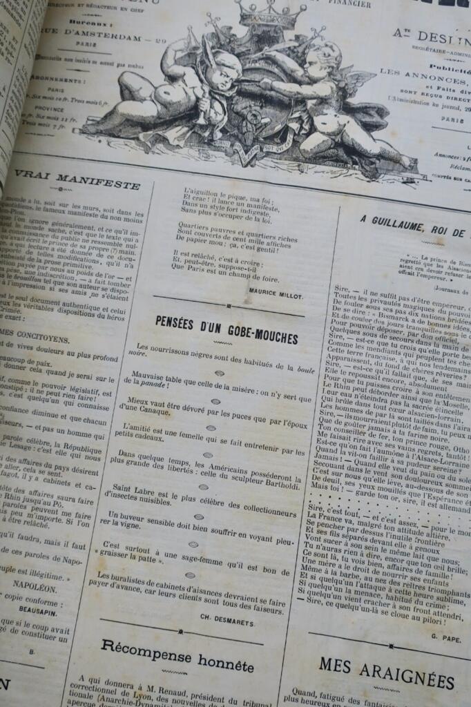 French Weekly Political Satire Journal 1883