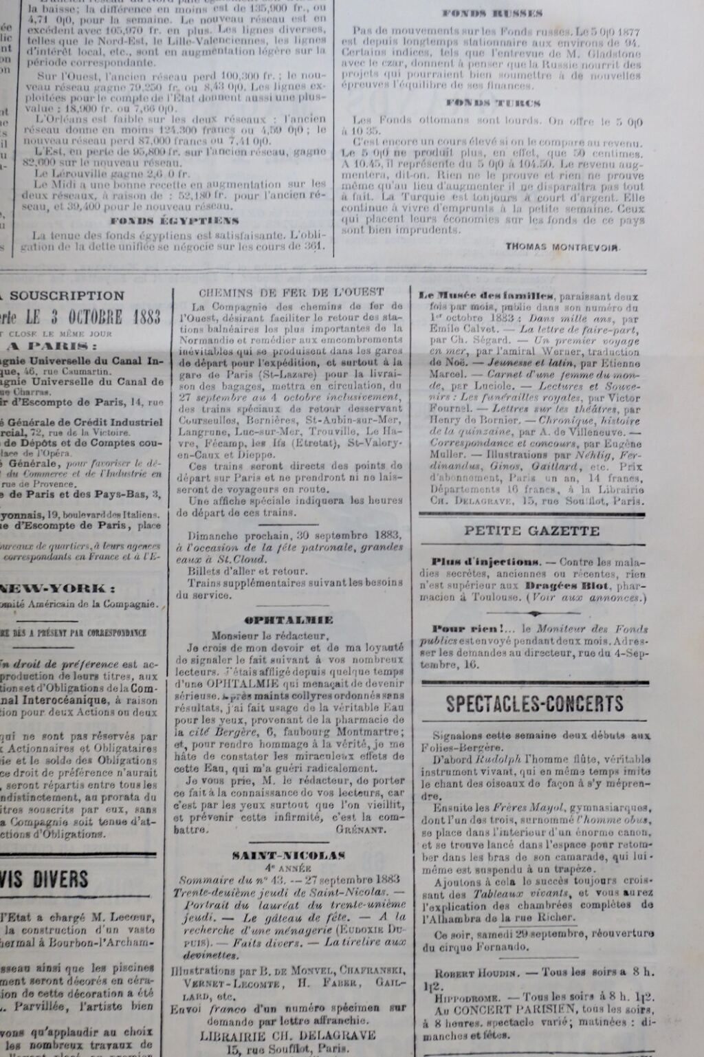 French weekly satire from 1883