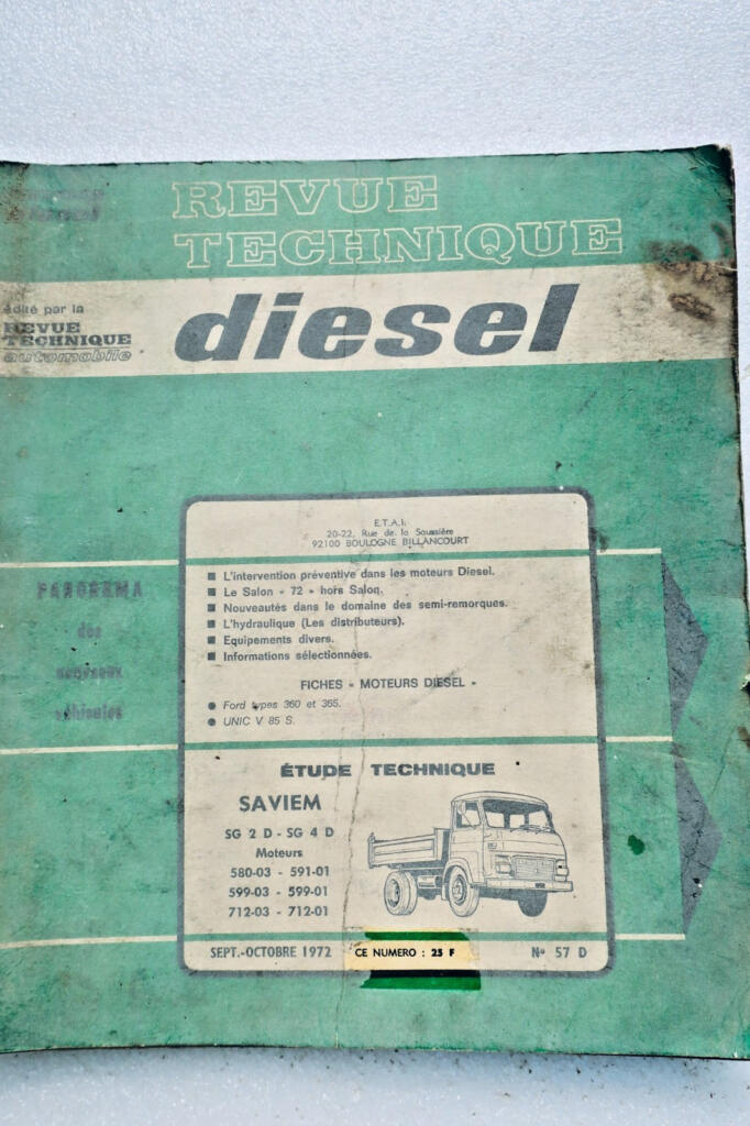 Saviem 1972 Diesel-Technische Revue