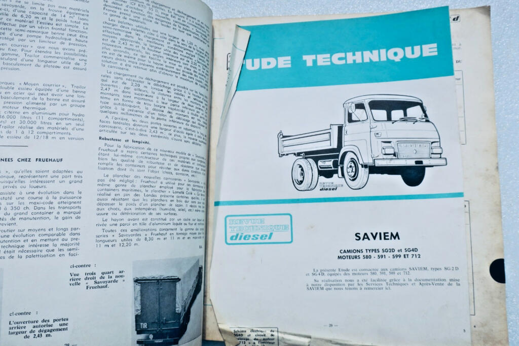 Saviem 1972 Diesel-Technische Revue