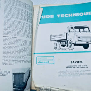 saviem revue technique automobile 1972