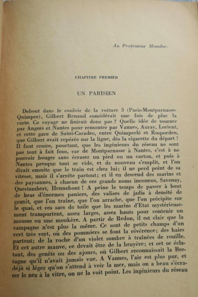 SAVIN MAURICE LE VERSEAU. GALLIMARD + dédicace