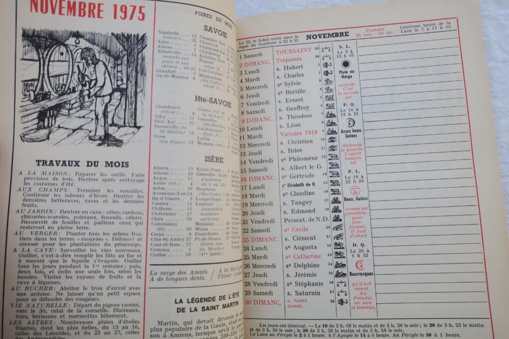 Old Savoyard Almanac 1975