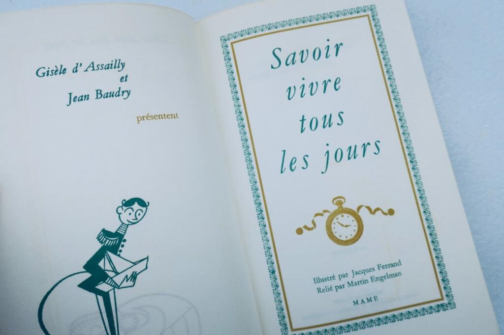 SAVOIR VIVRE TOUS LES JOURS 1957