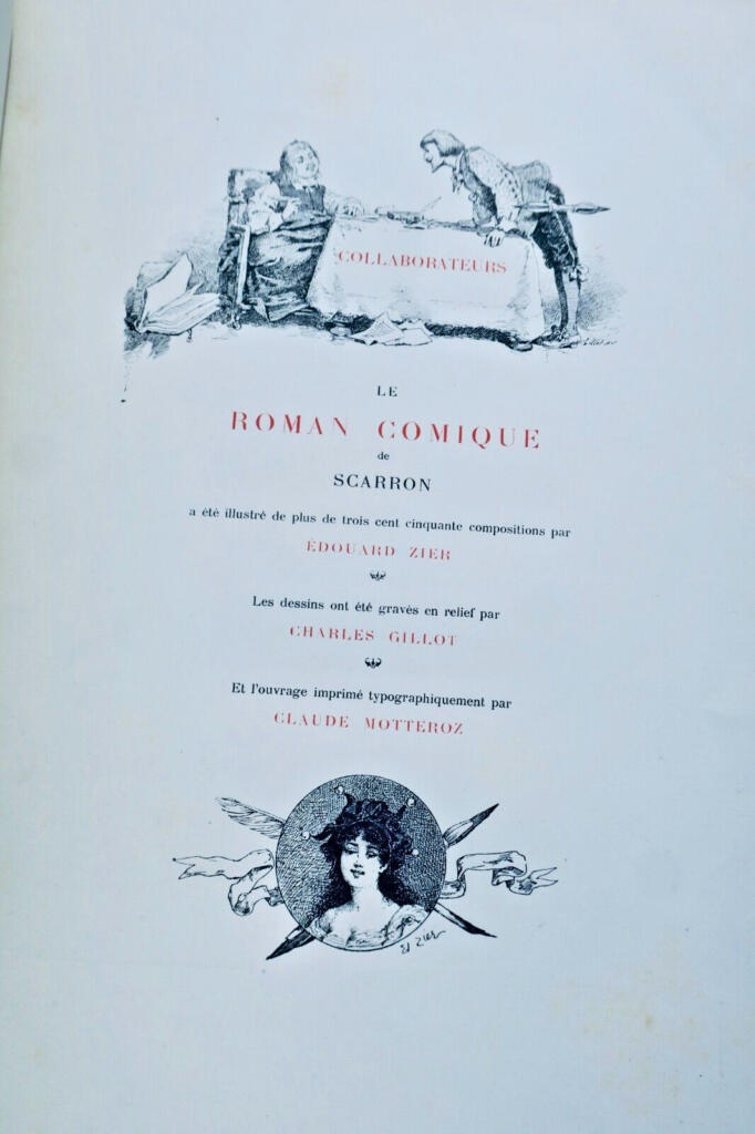 SCARRON LE ROMAN COMIQUE illustré par Zier