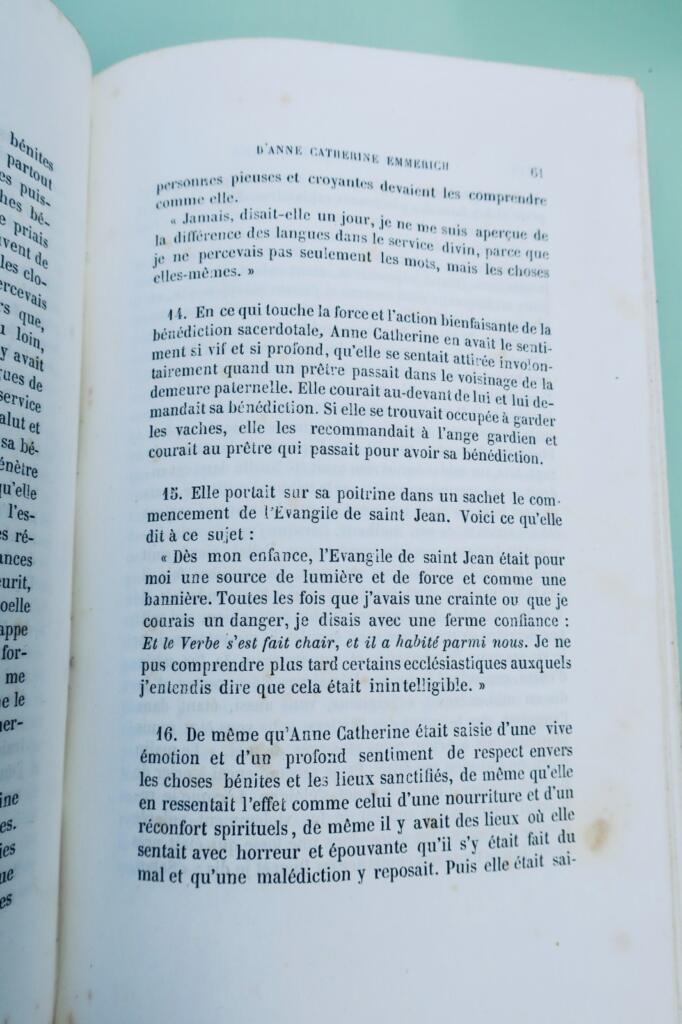 Life of Anne-Catherine Emmerich by Karl Erhard Schmöger