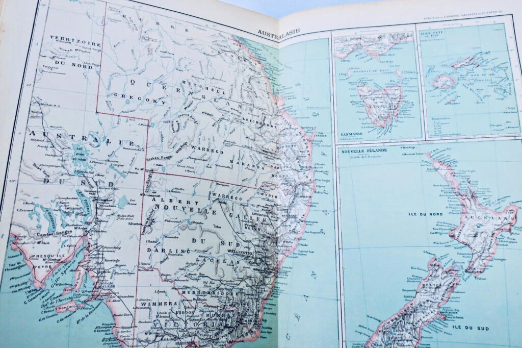 施拉德近代地理图 Atlas 1891