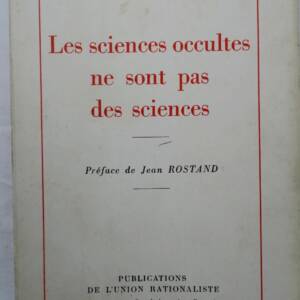 Sciences occultes ne sont pas des sciences
