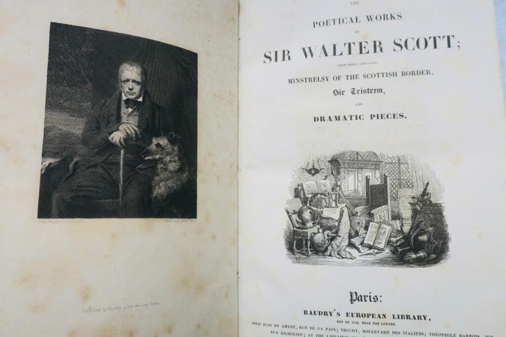 Scott, Walter (1771-1832) The poetical works of Sir Walter Scott 1838