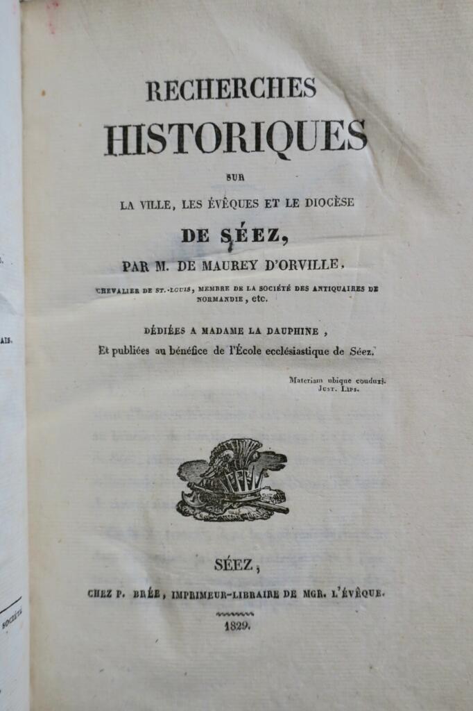 Historical Research on Séez and Its Bishops