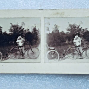 Seine-inférieure ENTRE HONFLEUR ET SAINT LAURENT 1901 carte stéréo