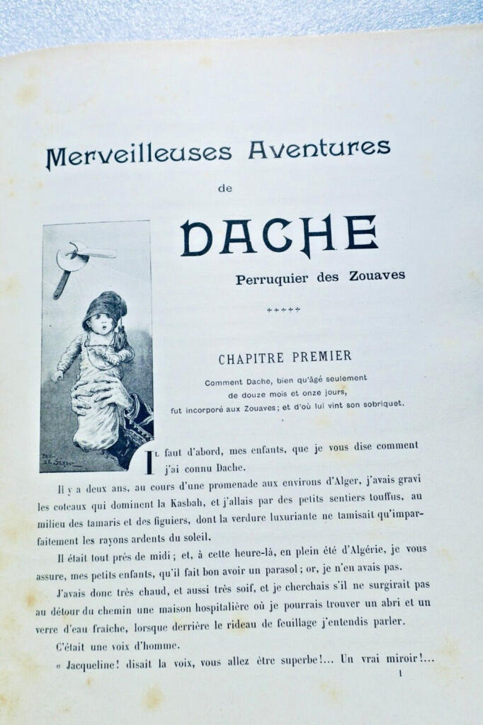 Wunderbare Abenteuer eines Zouaven-Friseurs