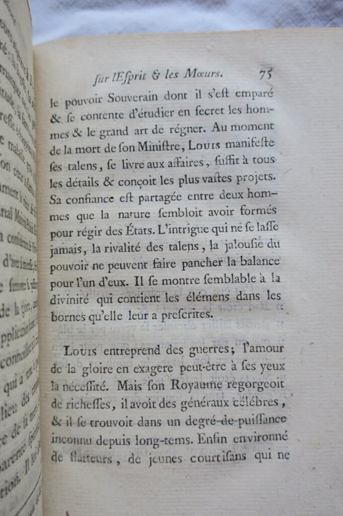 SENAC DE MEILHAN Considérations sur l’esprit et les moeurs. A Londres 1787