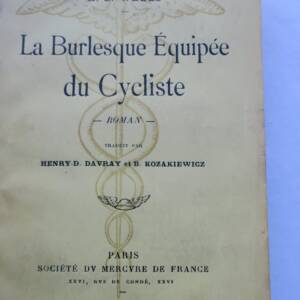 SF WELLS H. G. LA BURLESQUE EQUIPEE DU CYCLISTE EO