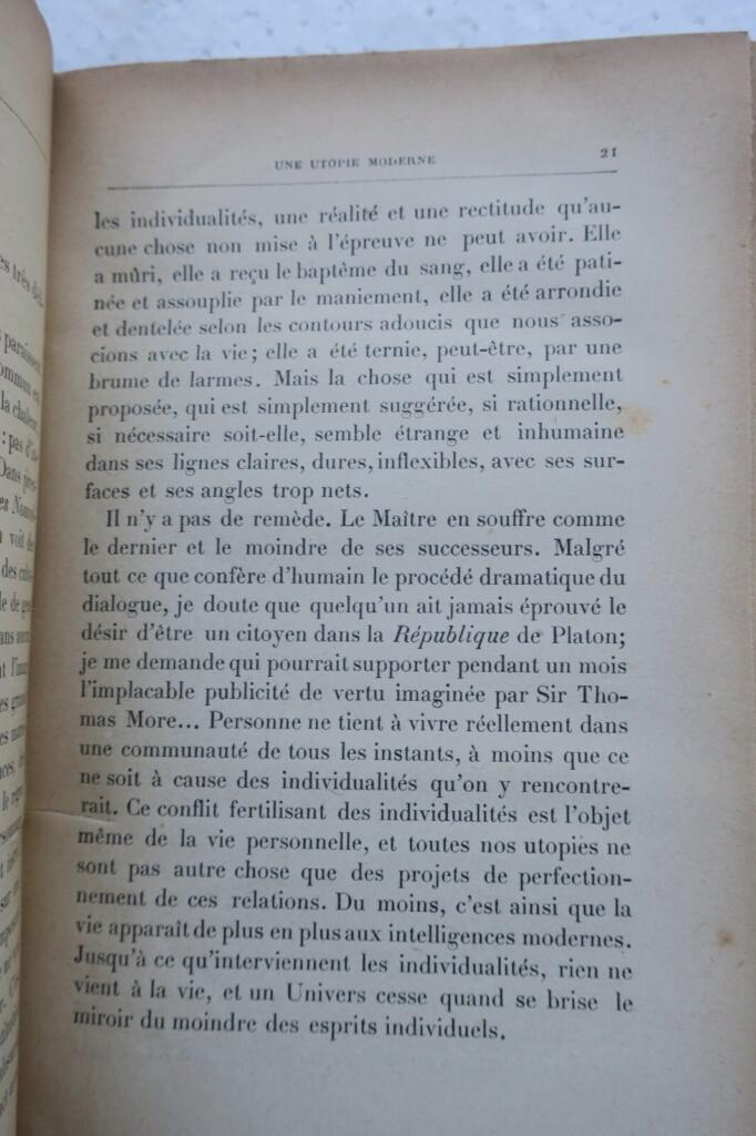 SF Wells H.-G. Une Utopie Moderne EO