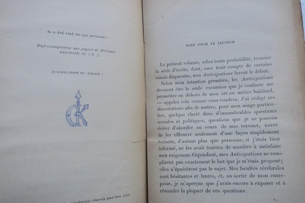 SF Wells H.-G. Une Utopie Moderne EO