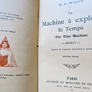 SF WELLS La Machine à explorer le temps (The Time machine) 1906