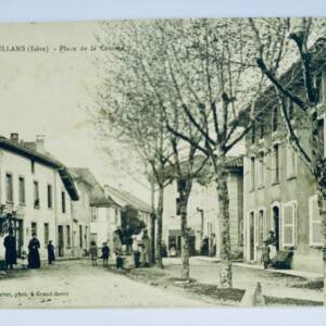 SILLANS - Place de la Croisée 1908