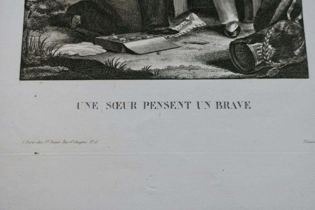 Soldier Engraving - A Sister's Thoughts of the Brave