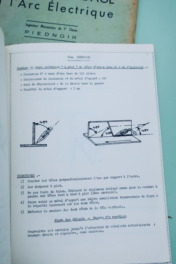 Französische Marine-Schweißhandbücher 1952-1962