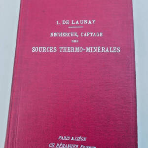 sources Recherche captage et aménagement des sources thermos minérales