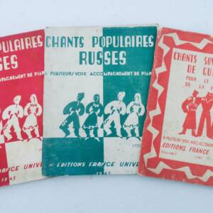 Soviet chants populaires russes & chants soviétiques de guerre 1945