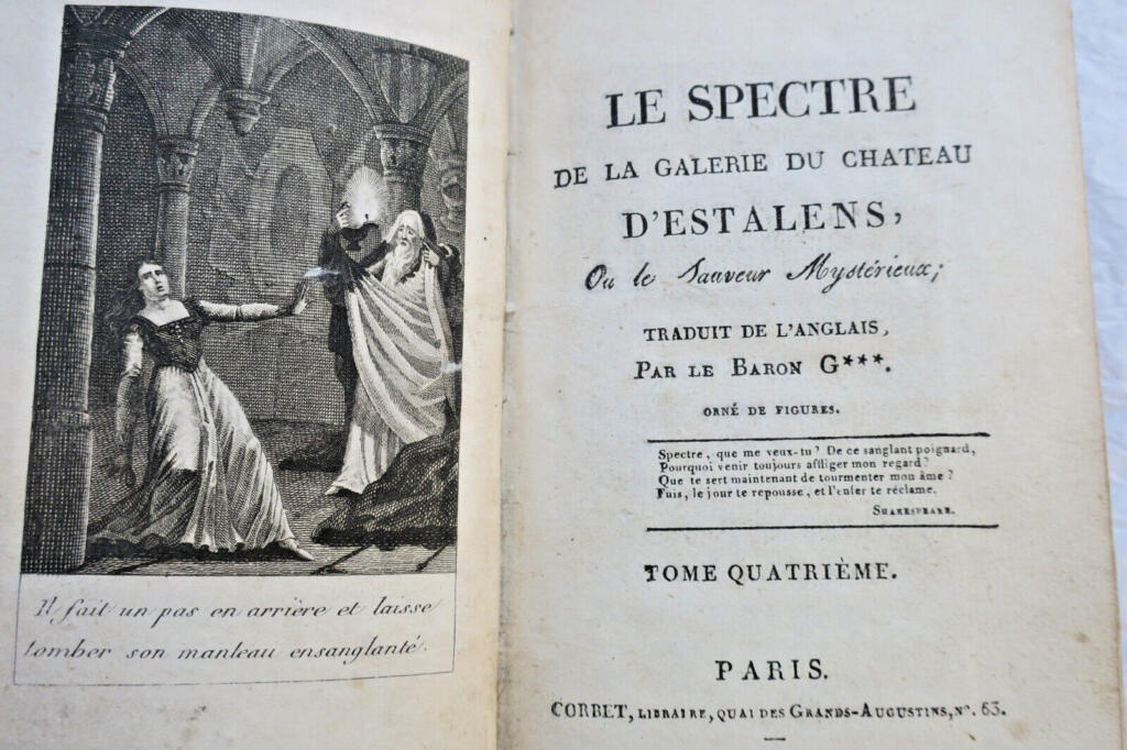 Das Gespenst der Galerie von Schloss Estalens, 1820