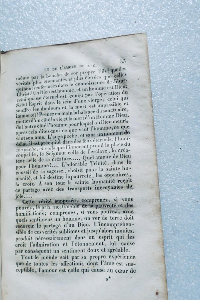 ST-JURE DE LA CONNOISSANCE ET DE L&rsquo;AMOUR DU FILS DE DIEU 1833