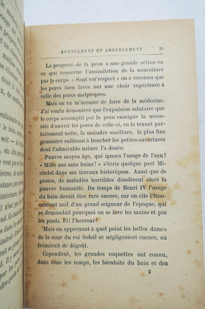 STAFFE (Baronne). Le Cabinet de Toilette 1891