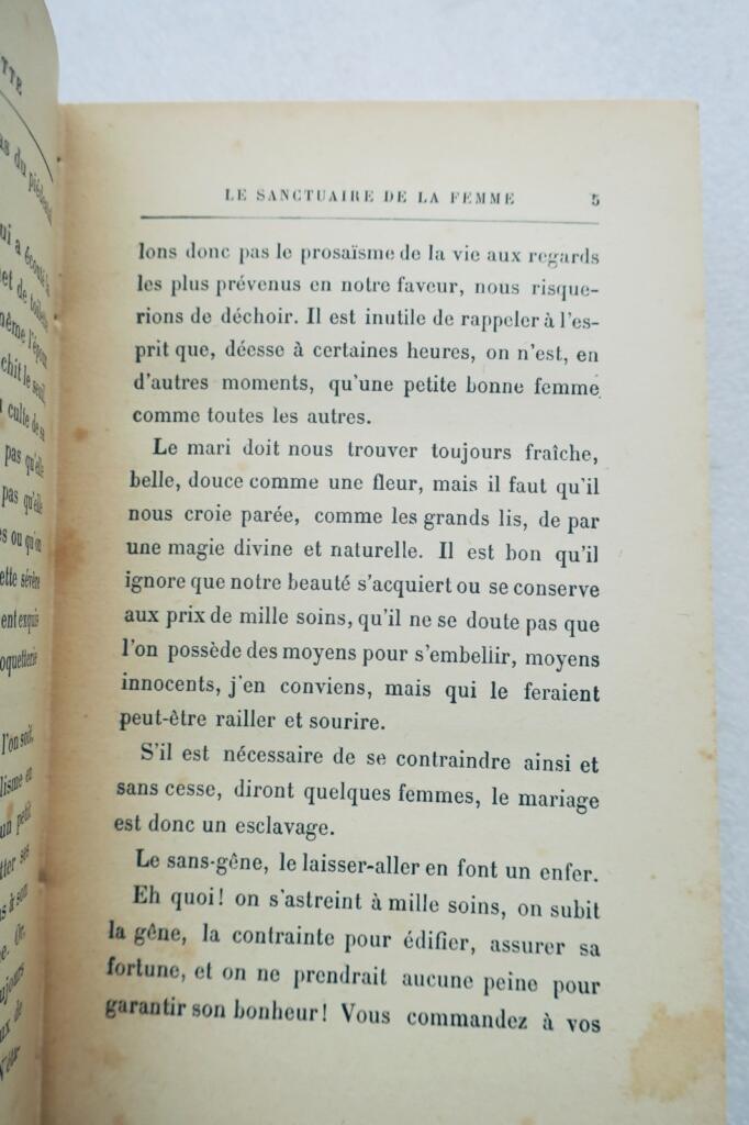 STAFFE (Baronne). Le Cabinet de Toilette 1891