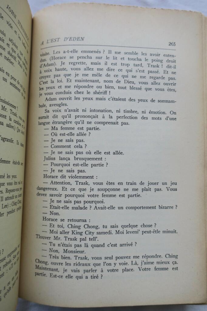 Jenseits von Eden von Steinbeck, 1956