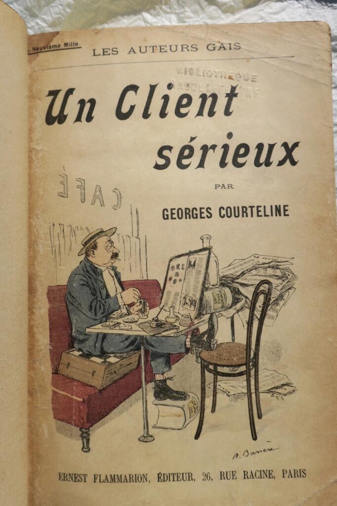 STEINLEN COURTELINE Georges : Un client sérieux (1897).