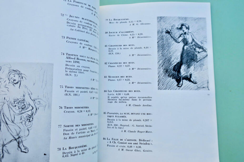Steinlen Retrospektive Ausstellungskatalog