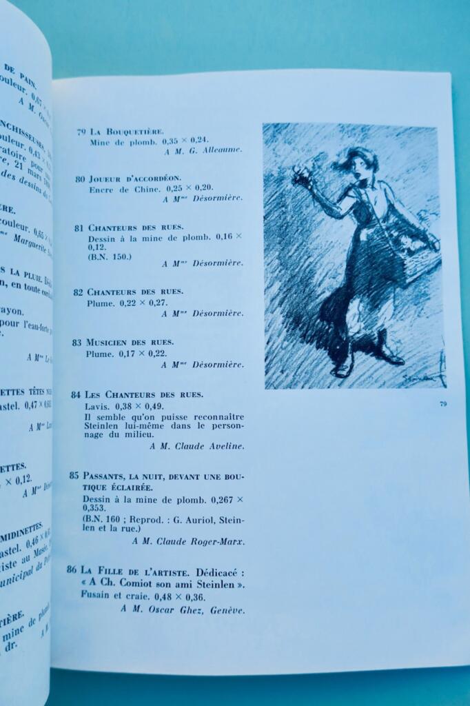 Steinlen Retrospektive Ausstellungskatalog