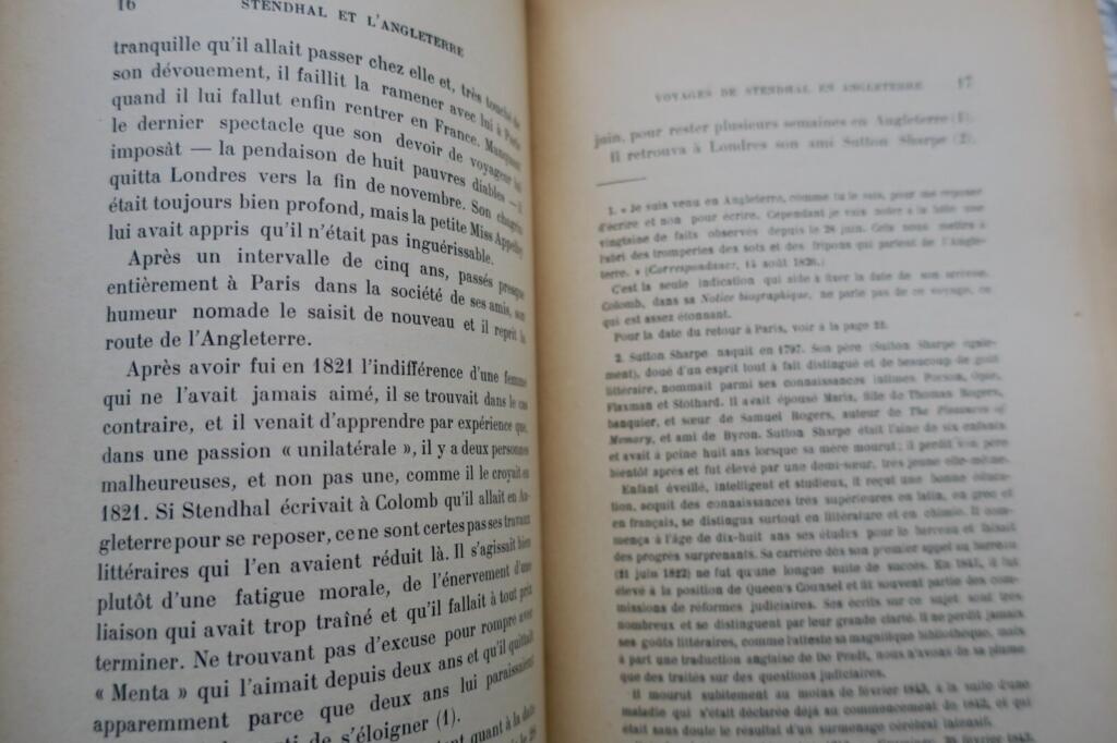 Stendhal's Connection to England